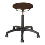 Rotatory stool standard with cushion and wheels