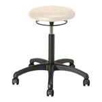 Rotatory stool standard with cushion and wheels