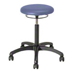 Rotatory stool standard with cushion and wheels