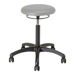Rotatory stool standard with cushion and wheels