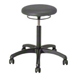 Rotatory stool standard with cushion and wheels
