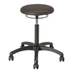 Rotatory stool standard with cushion and wheels