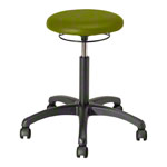 Rotatory stool standard with cushion and wheels