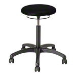 Rotatory stool standard with cushion and wheels
