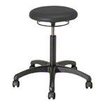 Rotatory stool standard with cushion and wheels