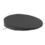 Seat bolsters with cotton cover round,  38x7 / 1 cm