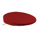 Seat bolsters with cotton cover round,  38x7 / 1 cm