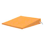 Seat bolsters with leatherette cover