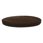 Seat cushion with pleather case and grippy bottom,  36 cm