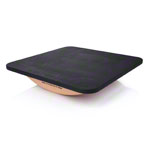 Seesaw board with non-slip surface, small, 50x50x10 cm, black