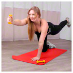 Sport-Tec Gymnastic mat incl. lugs, LxWxH 140x60x1 cm