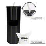 Sport-Tec disinfectant wipe dispenser, stainless steel black incl. 800 wipes