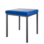 Stool with cushion, L x W 40 x 40 cm, frame color anthracite