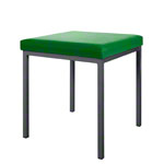 Stool with cushion, L x W 40 x 40 cm, frame color anthracite