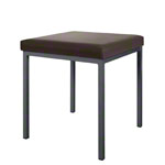 Stool with cushion, L x W 40 x 40 cm, frame color anthracite