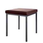 Stool with cushion, L x W 40 x 40 cm, frame color anthracite