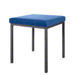 Stool with cushion, L x W 40 x 40 cm, frame color anthracite
