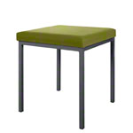 Stool with cushion, L x W 40 x 40 cm, frame color anthracite
