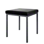 Stool with cushion, L x W 40 x 40 cm, frame color anthracite