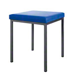 Stool with cushion, L x W 40 x 40 cm, frame color anthracite