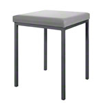 Stool with cushion, L x W 40 x 40 cm, frame color anthracite