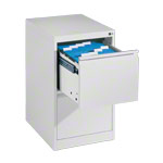 Suspension filing cabinet with 2 drawers, LxWxH 73.3x43.3x59 cm, single lane