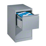 Suspension filing cabinet with 2 drawers, LxWxH 73.3x43.3x59 cm, single lane