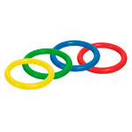 TOGU PVC diving ring,  16 cm, set of 4