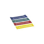 Thera-Band loop set of 4,  13 cm, 7,6x20,5 cm, each 1x yellow, red, green, blue