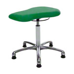 Therapy stool with cushion, exclusive with glides