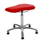 Therapy stool with cushion, exclusive with glides
