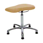 Therapy stool with cushion, exclusive with glides