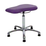 Therapy stool with cushion, exclusive with glides