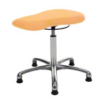 Therapy stool with cushion, exclusive with glides
