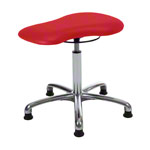Therapy stool with cushion, exclusive with glides