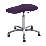 Therapy stool with cushion, exclusive with glides