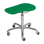 Therapy stool with cushion, exclusive with wheels