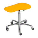 Therapy stool with cushion, exclusive with wheels