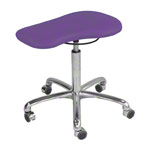 Therapy stool with cushion, exclusive with wheels