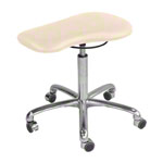 Therapy stool with cushion, exclusive with wheels
