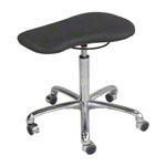 Therapy stool with cushion, exclusive with wheels