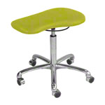 Therapy stool with cushion, exclusive with wheels