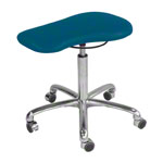 Therapy stool with cushion, exclusive with wheels
