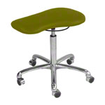 Therapy stool with cushion, exclusive with wheels