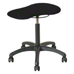 Therapy stool with cushions, standard with wheels