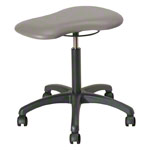 Therapy stool with cushions, standard with wheels