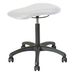 Therapy stool with cushions, standard with wheels