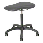 Therapy stool with cushions, standard with wheels