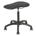Therapy stool with cushions, standard with wheels