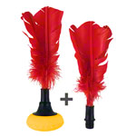 Throwing game Indiaca tournament, 45 g, incl. spare spring set for Indiaca